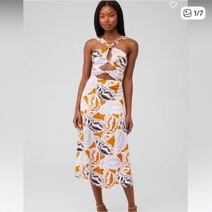 For Love And Lemons Esmeralda Midi Dress